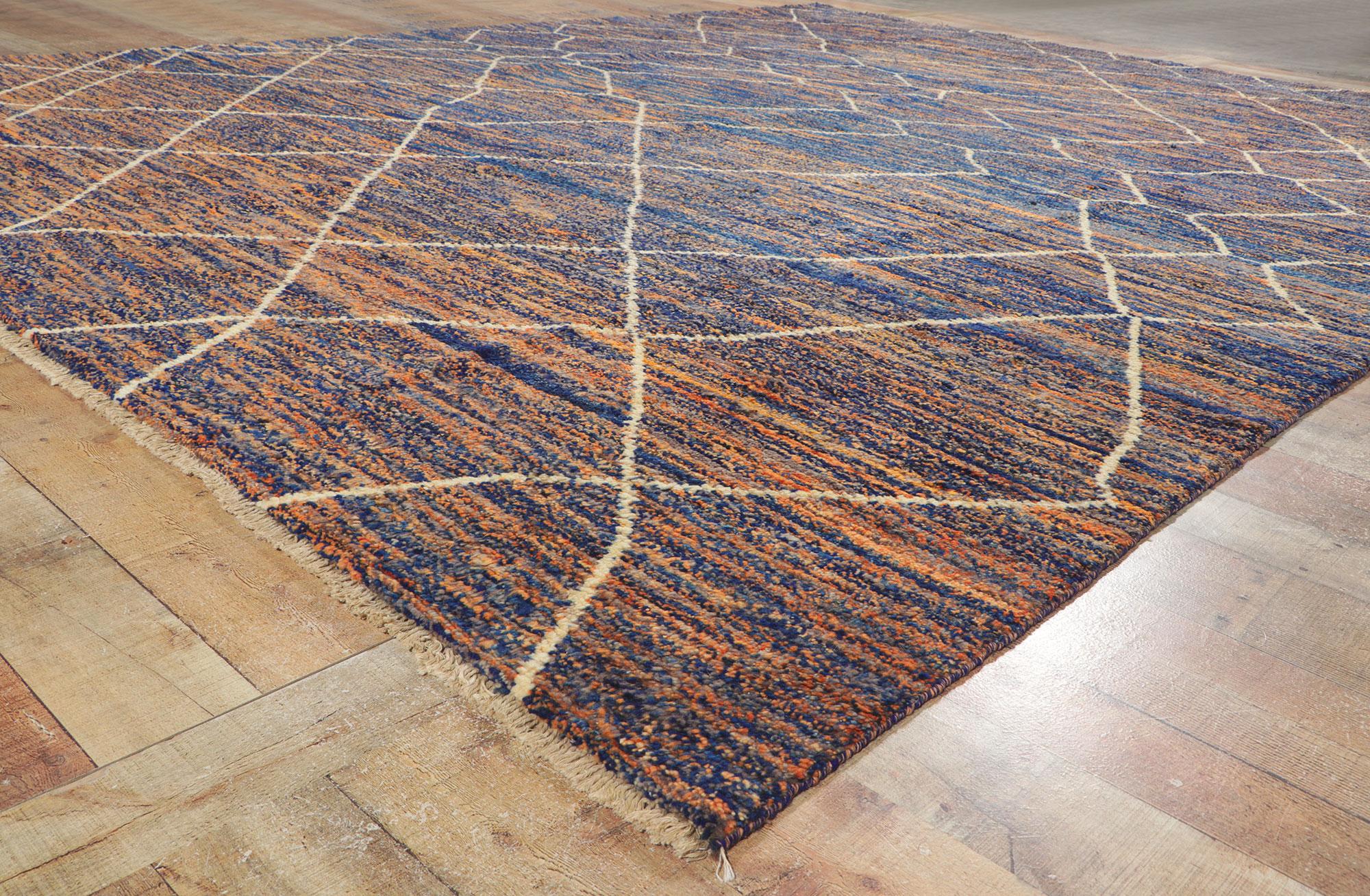 Großer abstrakter marokkanischer Teppich, neu (21. Jahrhundert und zeitgenössisch) im Angebot