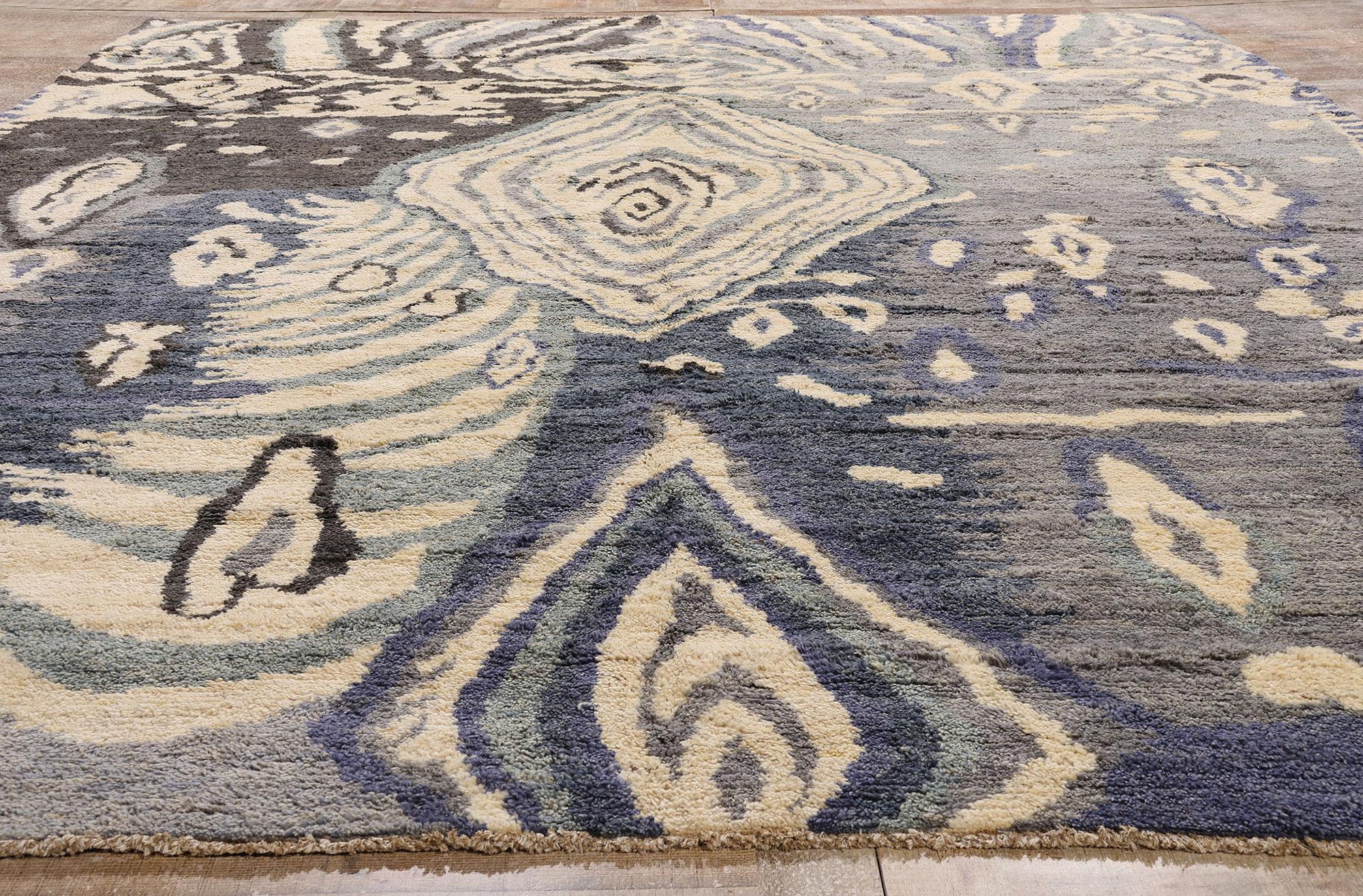 New Modern Moroccan Rug with Abstract Expressionist Style For Sale 5