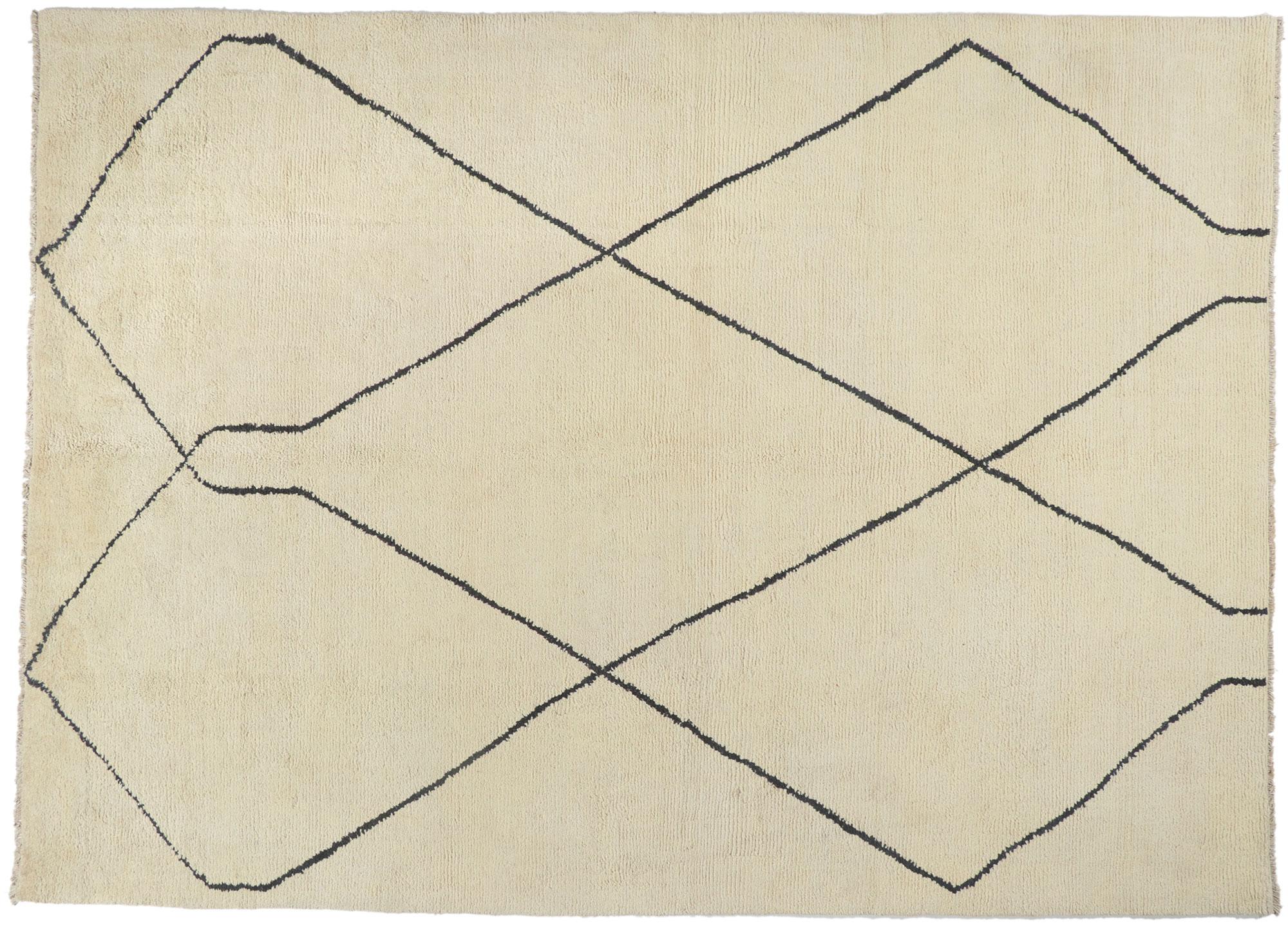Nueva alfombra marroquí grande y moderna, el estilo minimalista se combina con el boho chic en venta 2