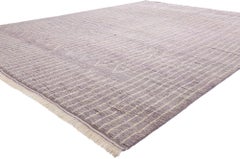 New Lavender Whispers Modern Moroccan Rug, 09'03 x 12'01
