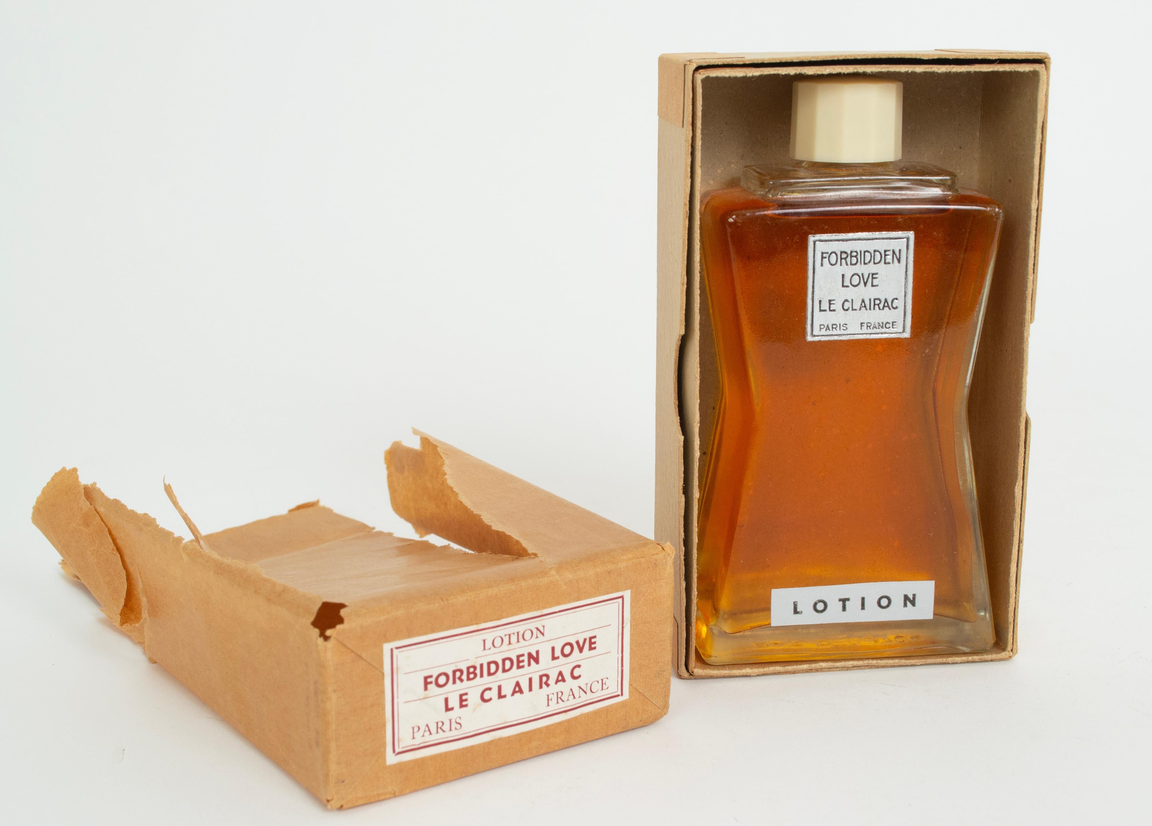 Nuovo profumo Le Clairac Forbidden Love in un raro flacone di vetro Deco - Parigi, 1934 in vendita 4