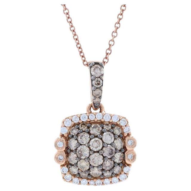 Le Vian Rose Gold Diamond Necklace For Sale at 1stDibs