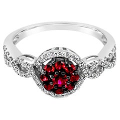 LeVian Bague Passion rubis Vanilla Diamonds 14K Vanilla Gold Nouveau