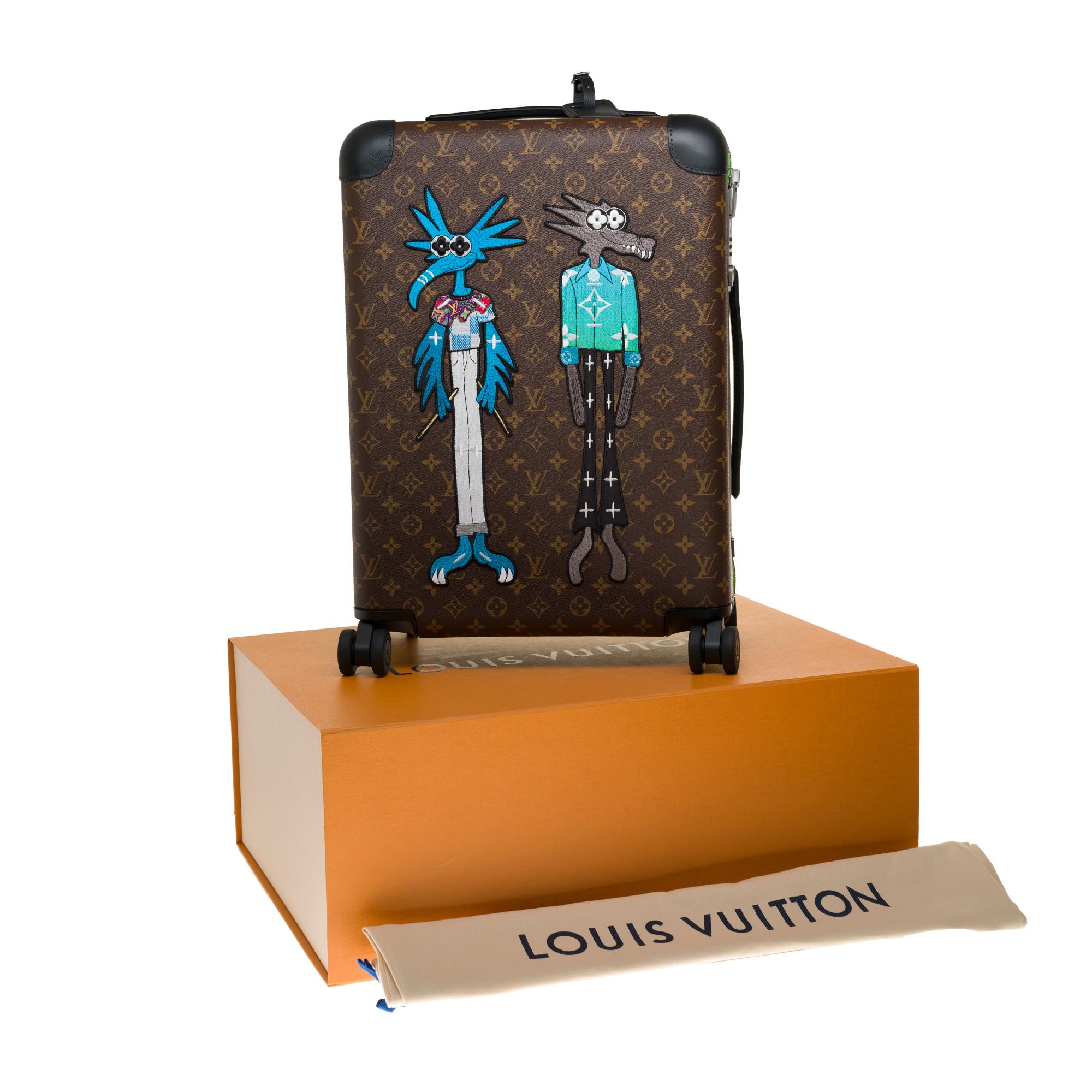 NEW/LIMITED EDITION/Louis Vuitton Horizon 55 Suitcase in brown monogram canvas 5