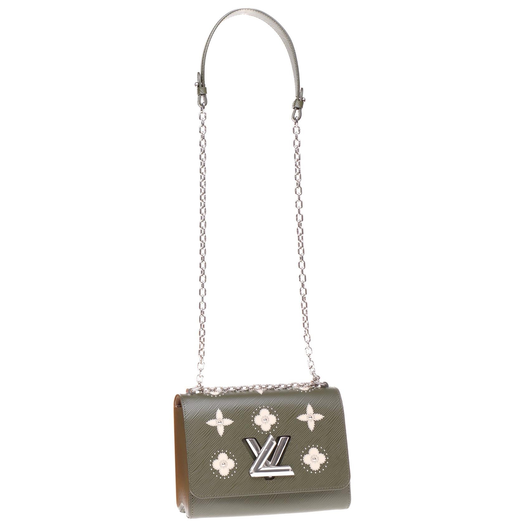 Twist chain exotic leathers handbag Louis Vuitton Pink in Exotic