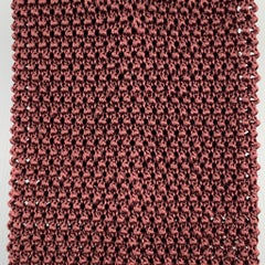 NEW & LINGWOOD Burgundy Silk Textured Knit Tie