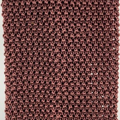 NEW & LINGWOOD Deep Burgundy Silk Textured Knit Tie