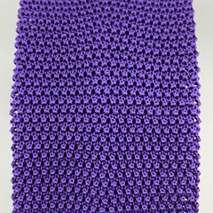 NEW & LINGWOOD Purple Textured Silk Knit Tie