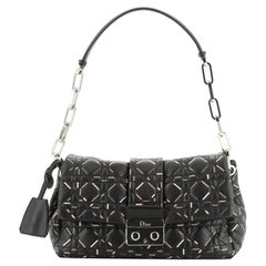 New Lock Flap Bag Printed Cannage Quilt Lambskin Small