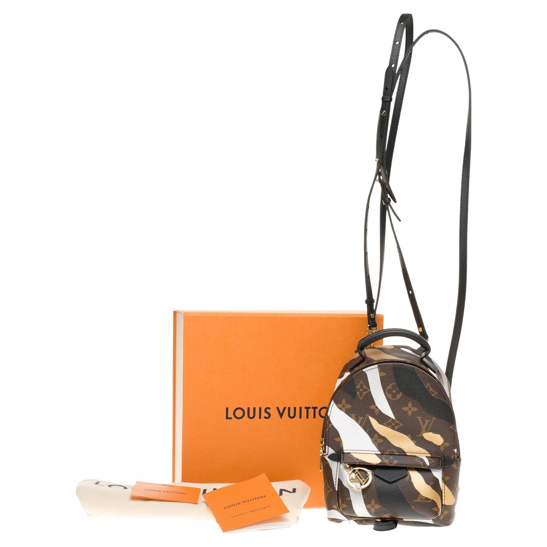 NEW LOL Limited Edition Louis Vuitton Palm Springs Mini backpack in brown canvas