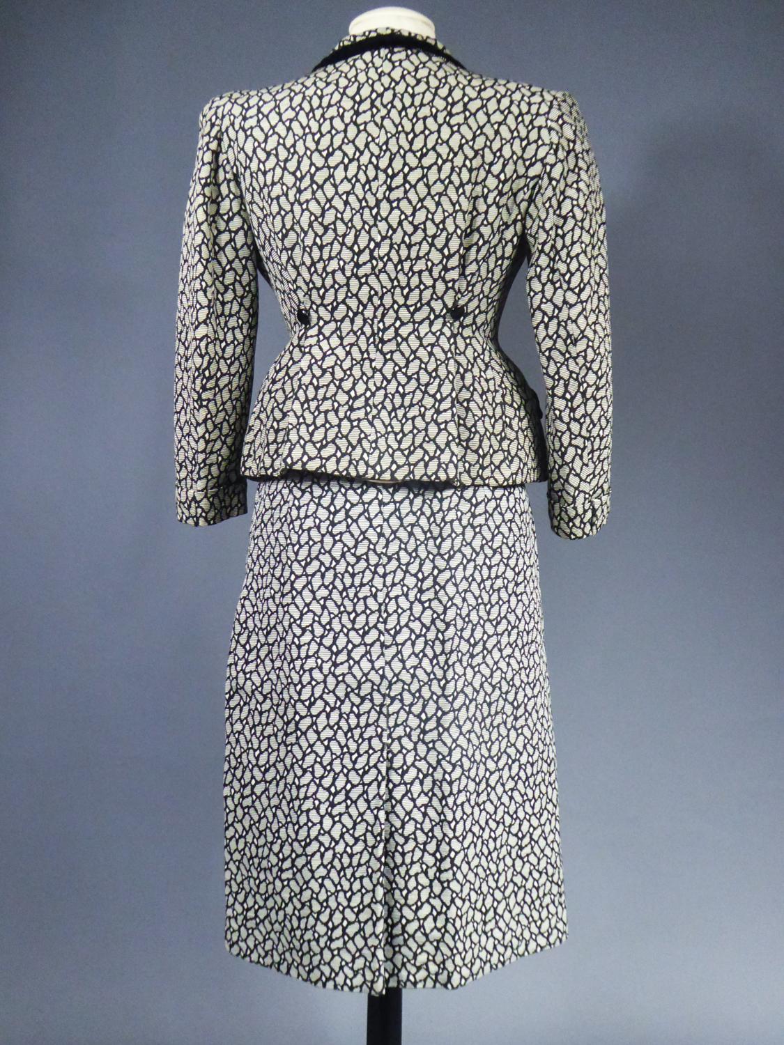 New Look Bar Skirt Suit Circa 1945/1950 6