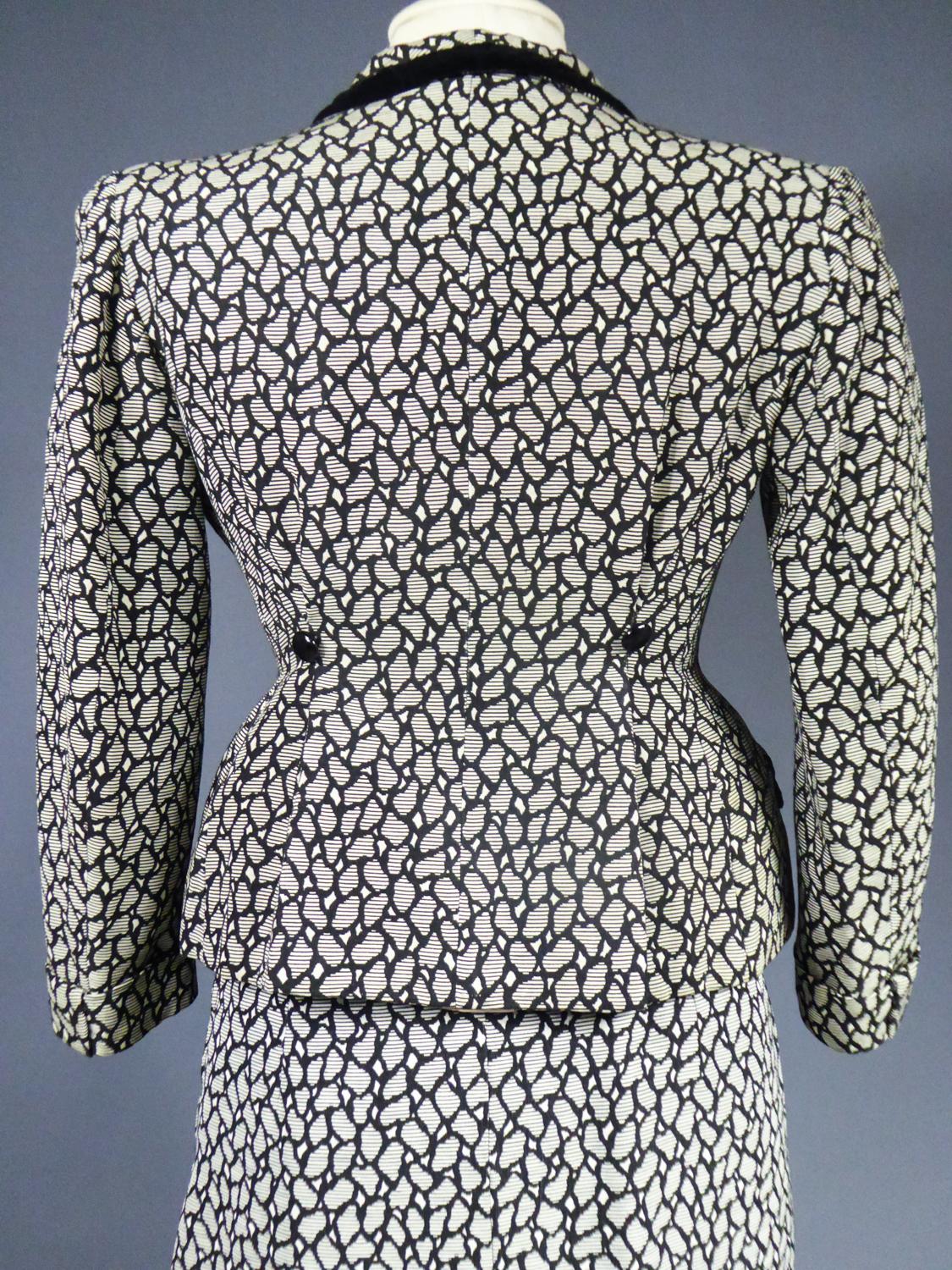 New Look Bar Skirt Suit Circa 1945/1950 7