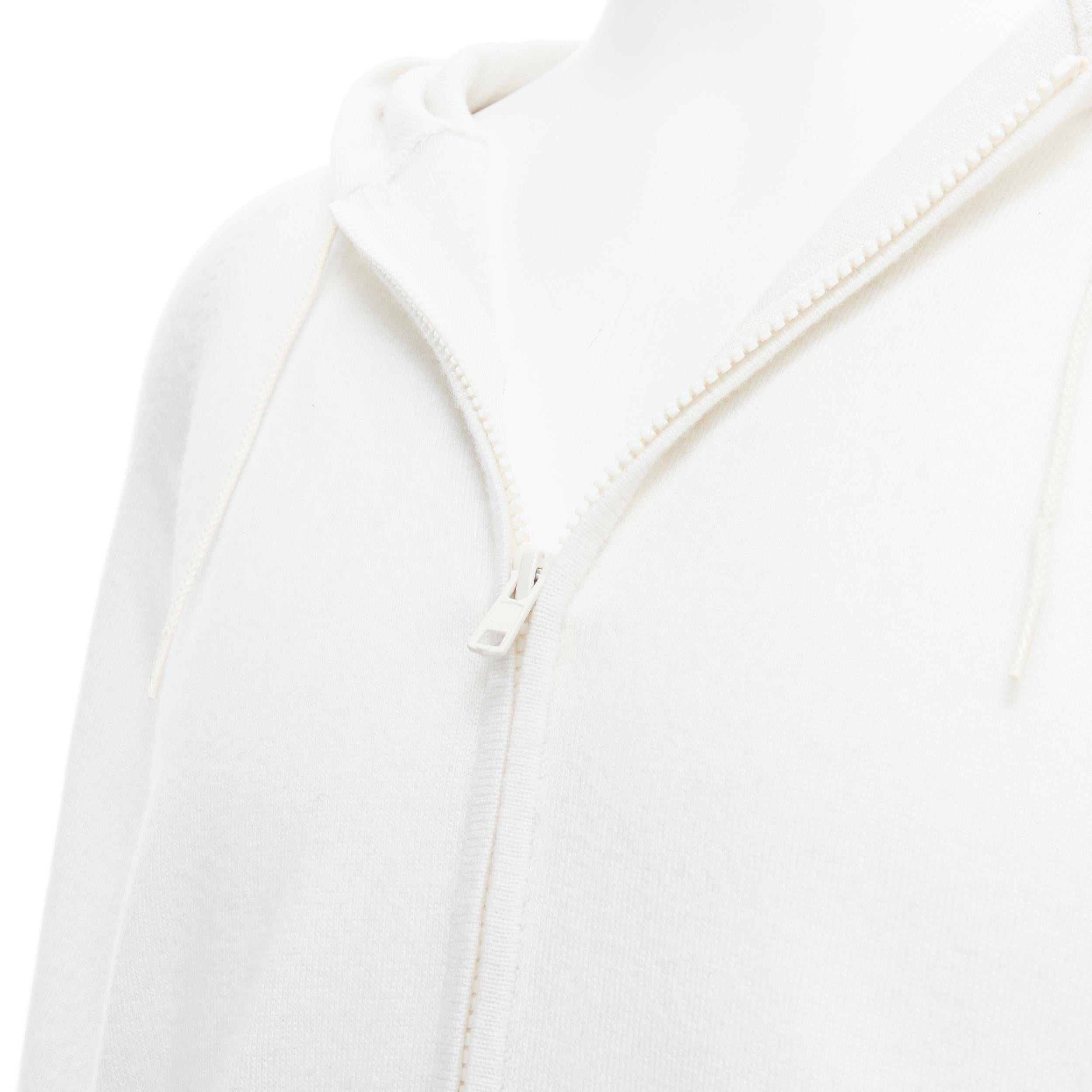new LORO PIANA HIROSHI FUJIWARA 100% cashmere  hooded black white hoodie L 2