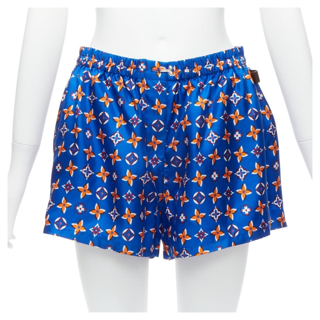Louis Vuitton Mens Shorts, Blue, 30 (Stock Confirmation Required)