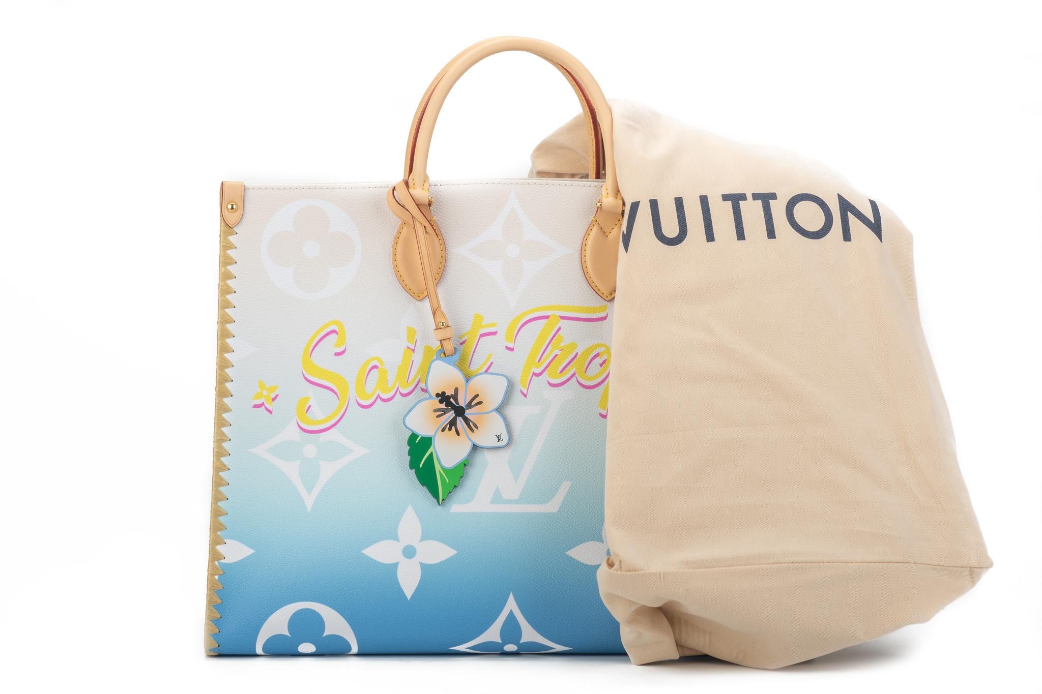 New Louis Vuitton 2021 On The Go Saint Tropez Bag In New Condition In West Hollywood, CA