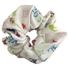 NEW! LOUIS VUITTON 2025 LV x TM Takashi Murakami Monogram Multicolor Chouchou