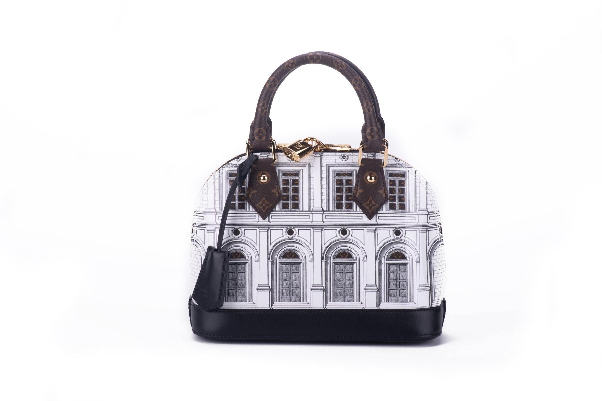 New Louis Vuitton Alma Fornasetti Limited Edition Bag with Box For Sale at  1stDibs