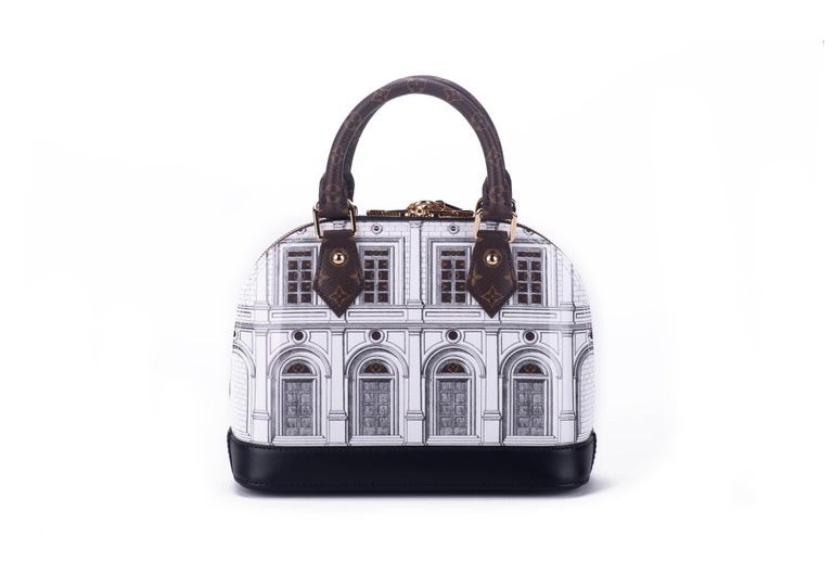 New Louis Vuitton Alma Fornasetti Limited Edition Bag with Box