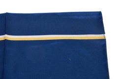 New Louis Vuitton Blue Yellow Cotton Pocket Square Scarf