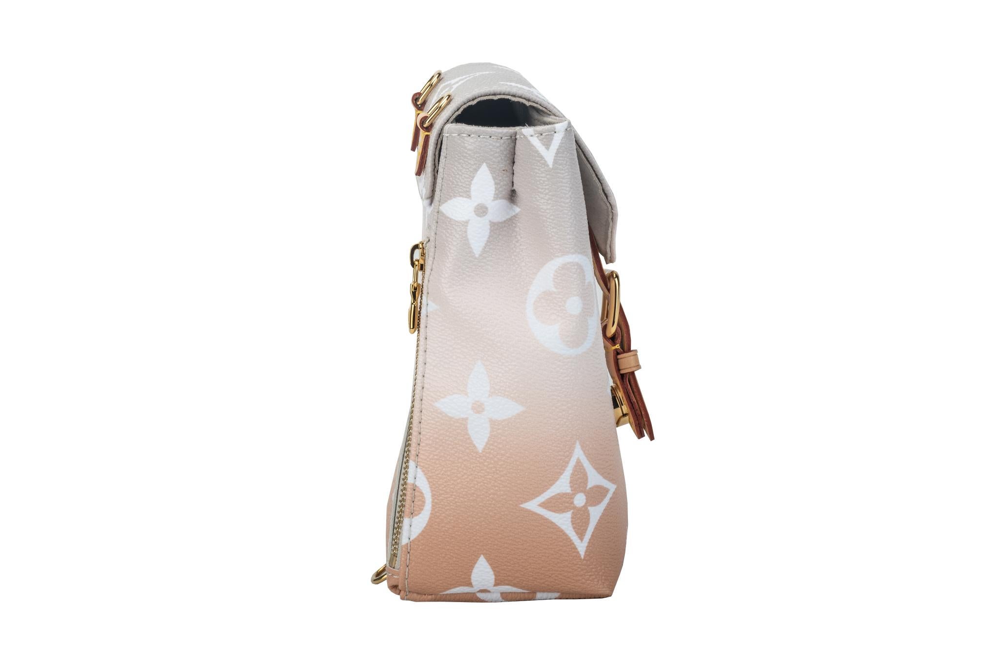 New Louis Vuitton Blush Ombre Backpack Belt Bag For Sale 1
