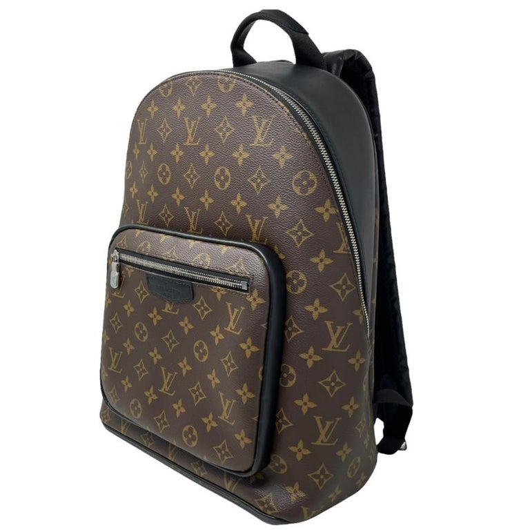 Louis Vuitton NEW Josh Backpack Macassar Monogram Canvas Brown W Dust Bag