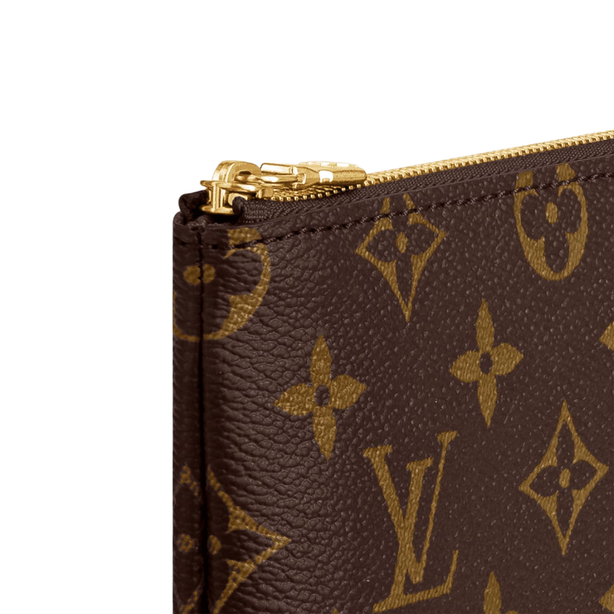 NEW Louis Vuitton Brown Monogram Coated Canvas Etui Voyage PM Clutch Pouch Bag For Sale 6