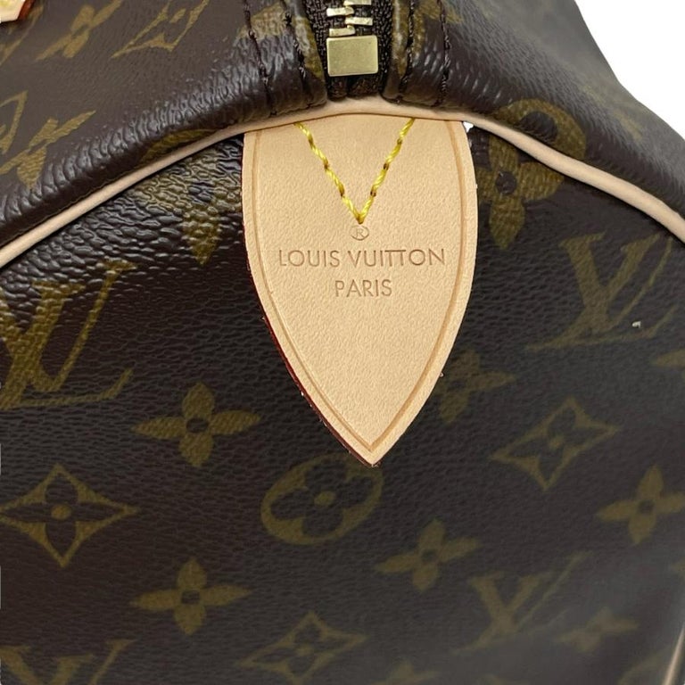 NEW Louis Vuitton Brown Monogram Coated Canvas Speedy 30 Crossbody Shoulder  Bag For Sale at 1stDibs