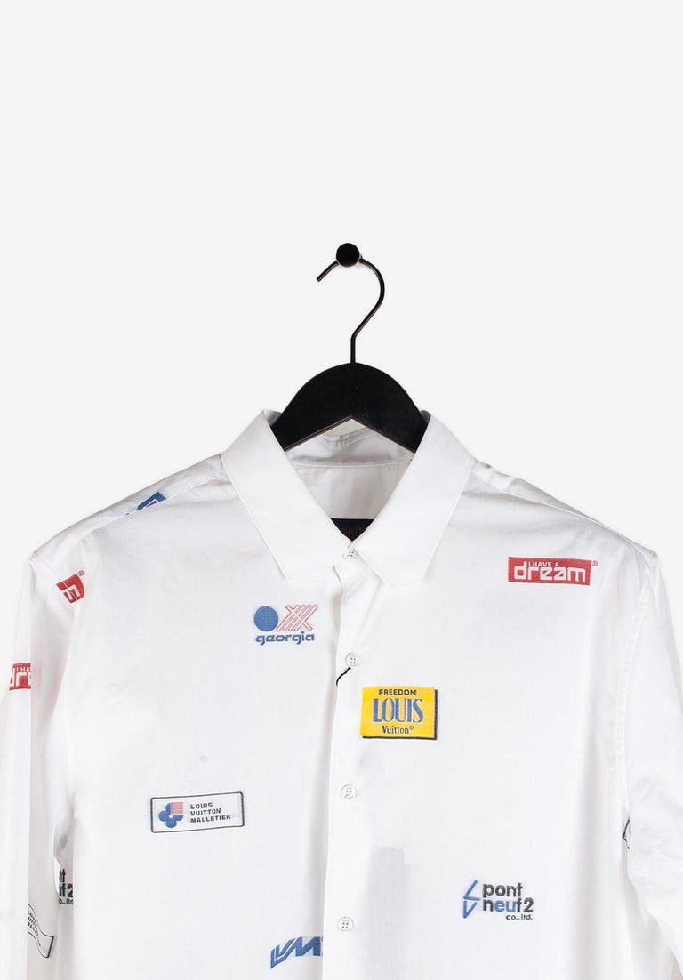 Louis Vuitton White Regular Shirts for Men for sale