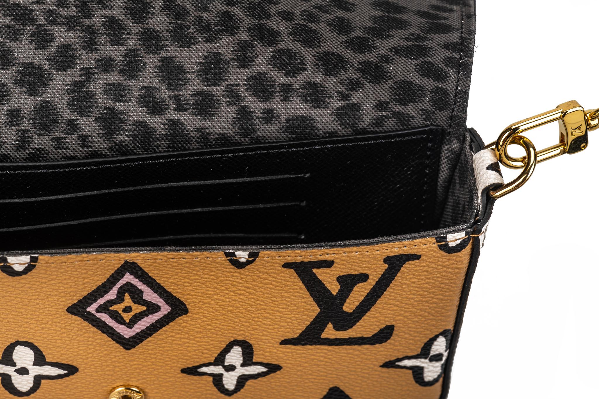 New Louis Vuitton Caramel Mini Felicie Multi Bag 4