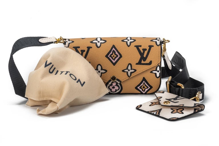 New Louis Vuitton Caramel Mini Felicie Multi Bag at 1stDibs