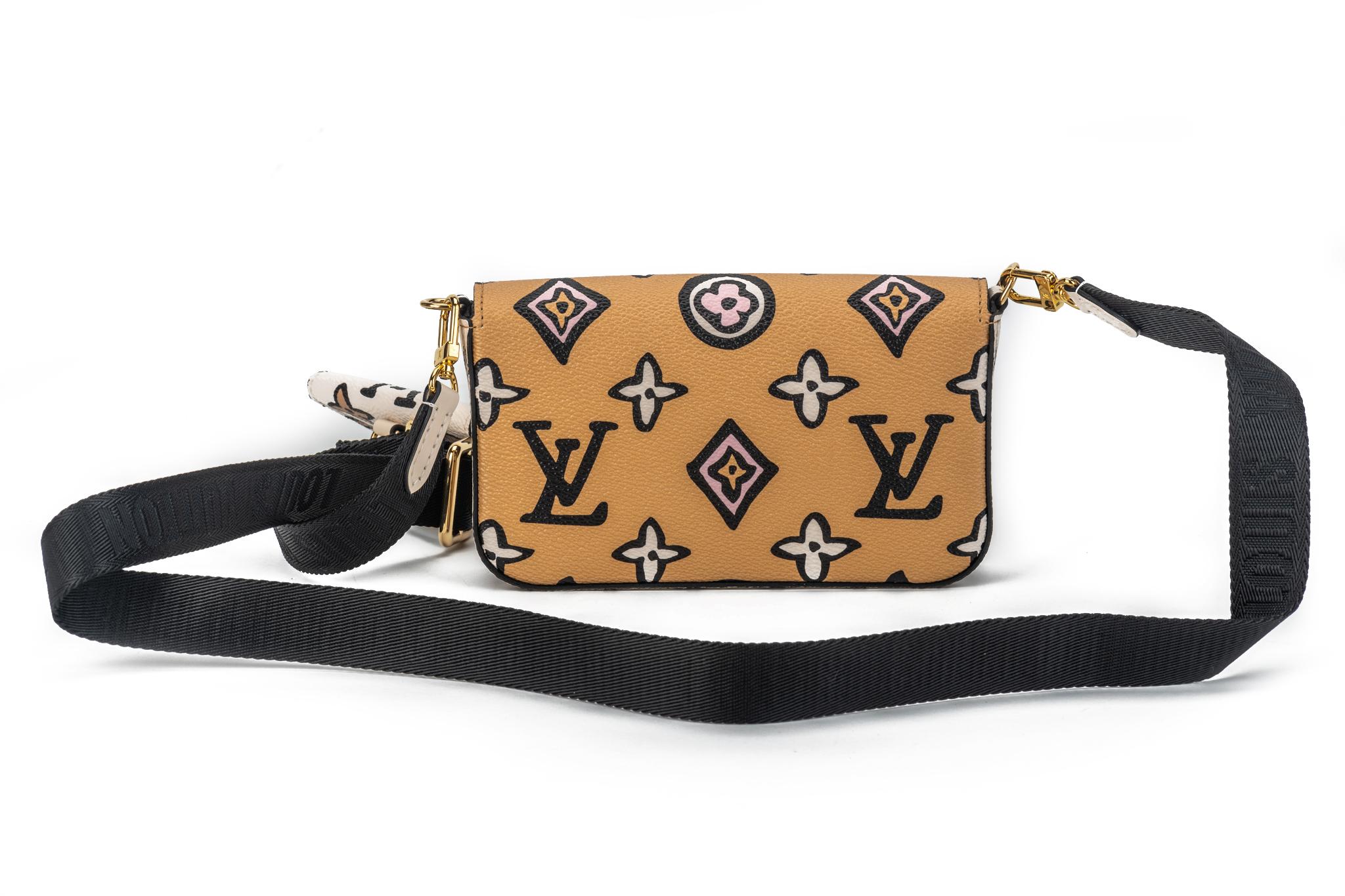 Women's or Men's New Louis Vuitton Caramel Mini Felicie Multi Bag