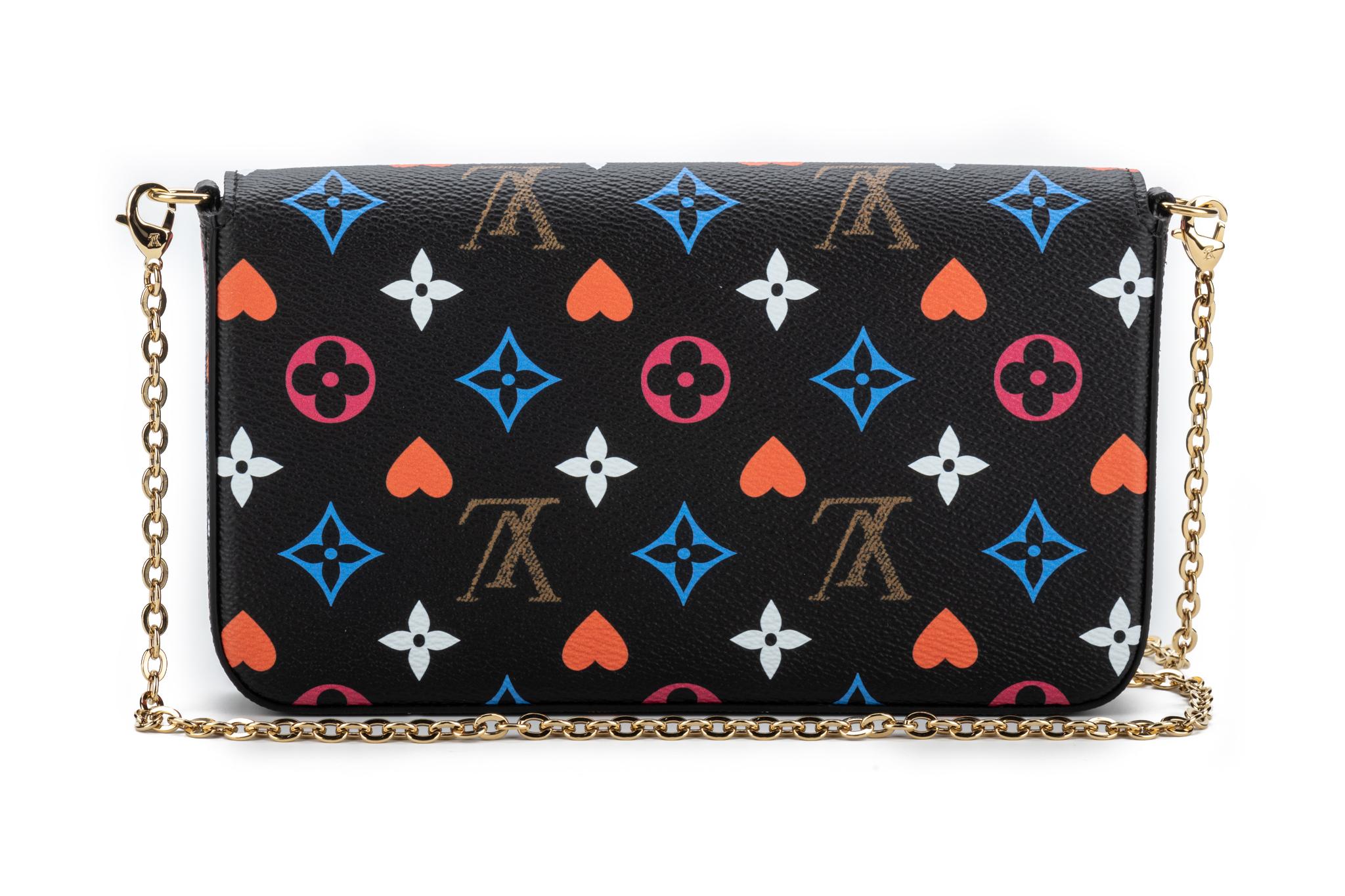 New Louis Vuitton Cards Limited Edition Black Felicie Bag In New Condition In West Hollywood, CA