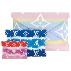 NEW Louis Vuitton Escale Pochette Kirigami Full Set of 3 - Limited Edition 2020 