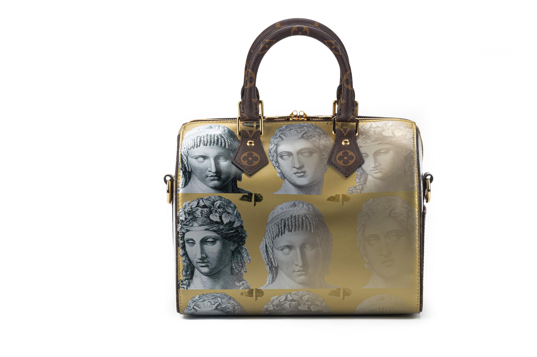 New Louis Vuitton Fornasetti Speedy 25 Bandouliere Bag with Box For Sale 3