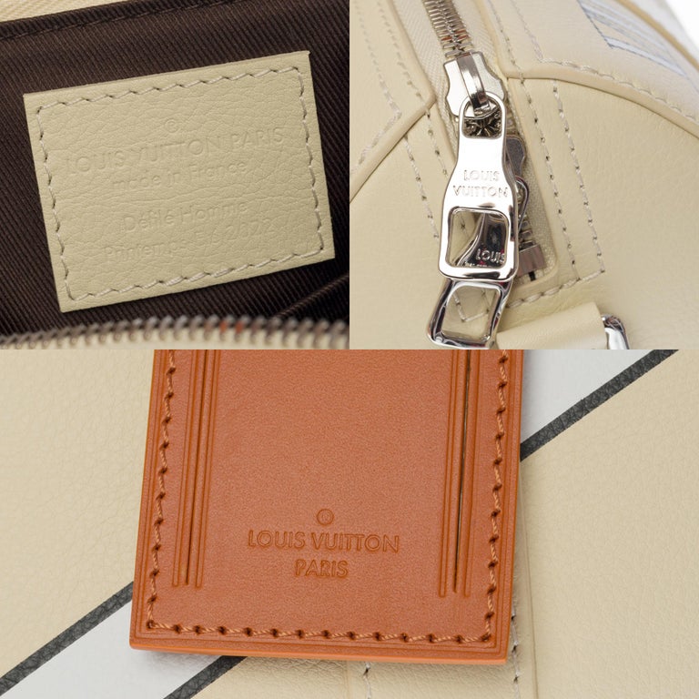 Louis Vuitton LV City Keepall bag Beige Leather ref.492157 - Joli Closet