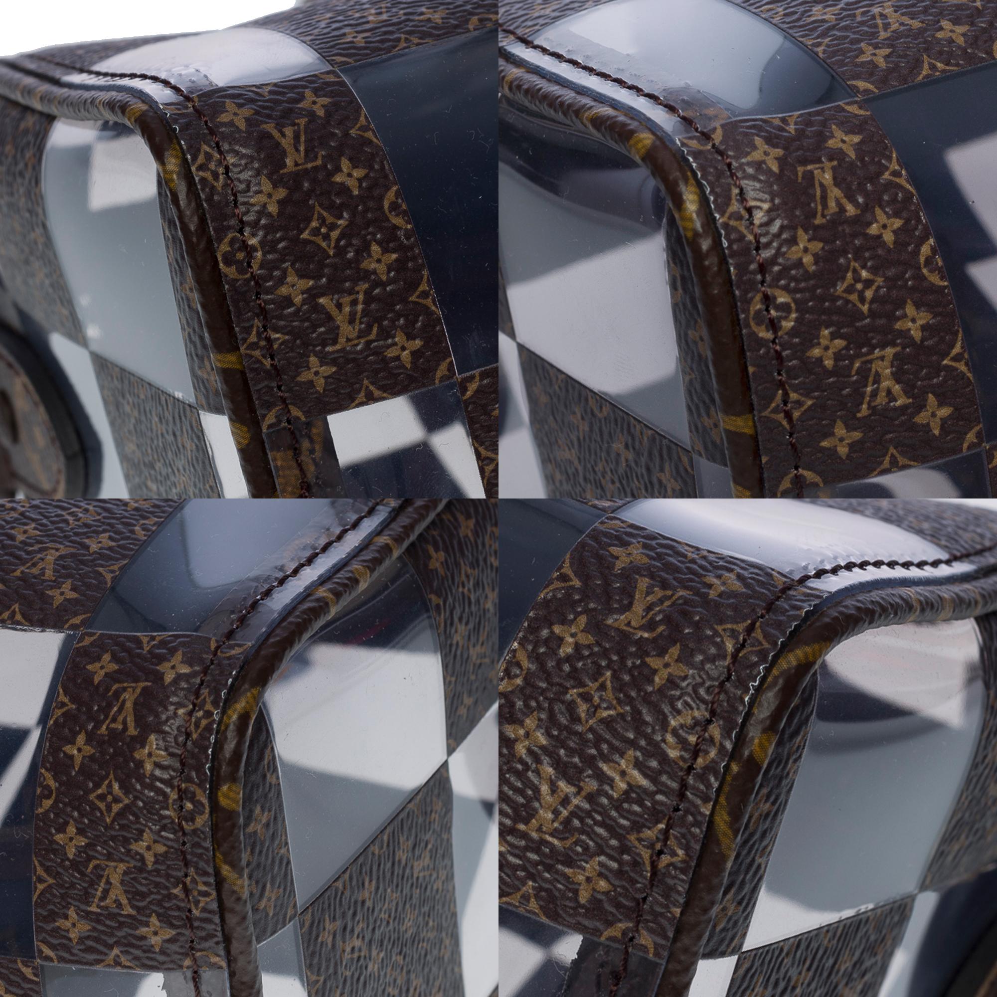 NEW-Louis Vuitton FW 2022 Chess keepall 25 strap Virgil Abloh in canvas and PVC 7