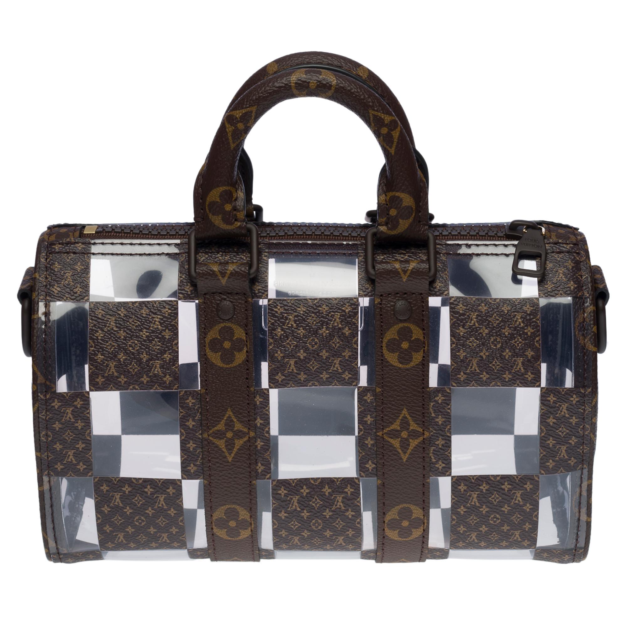 Women's or Men's NEW-Louis Vuitton FW 2022 Chess keepall 25 strap Virgil Abloh in canvas and PVC
