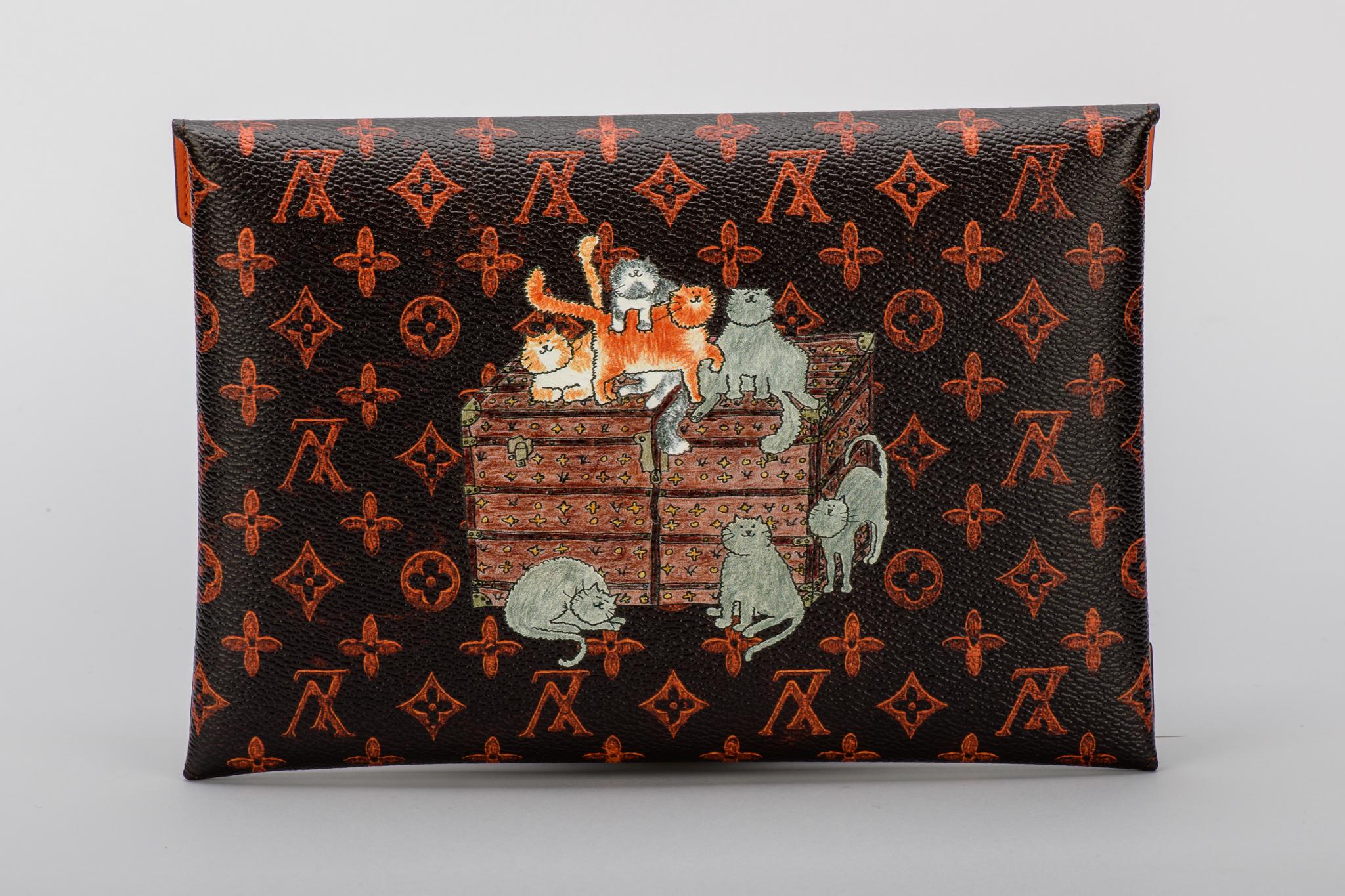 New Louis Vuitton Grace Coddington Cats Pouchettes Bags 1