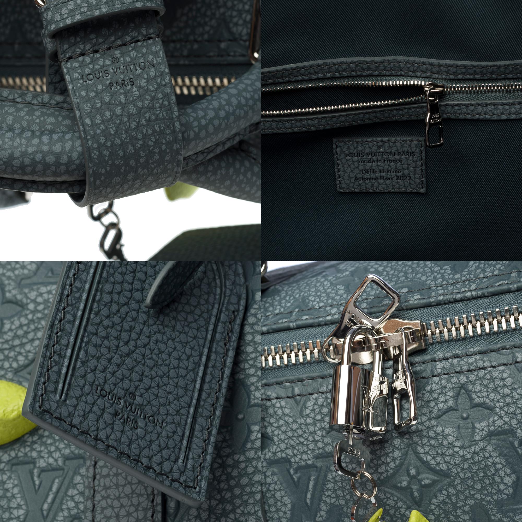 Black NEW-Louis Vuitton keepall 50 Granite strap Travel bag / FW 2022 by Virgil Abloh