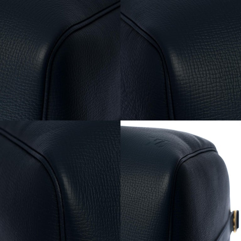 Louis Vuitton BRAND NEW / SOLD OUT / Spring 2022 / Keepall XS shoulder strap  by Nigo Blue Leather Denim ref.392469 - Joli Closet