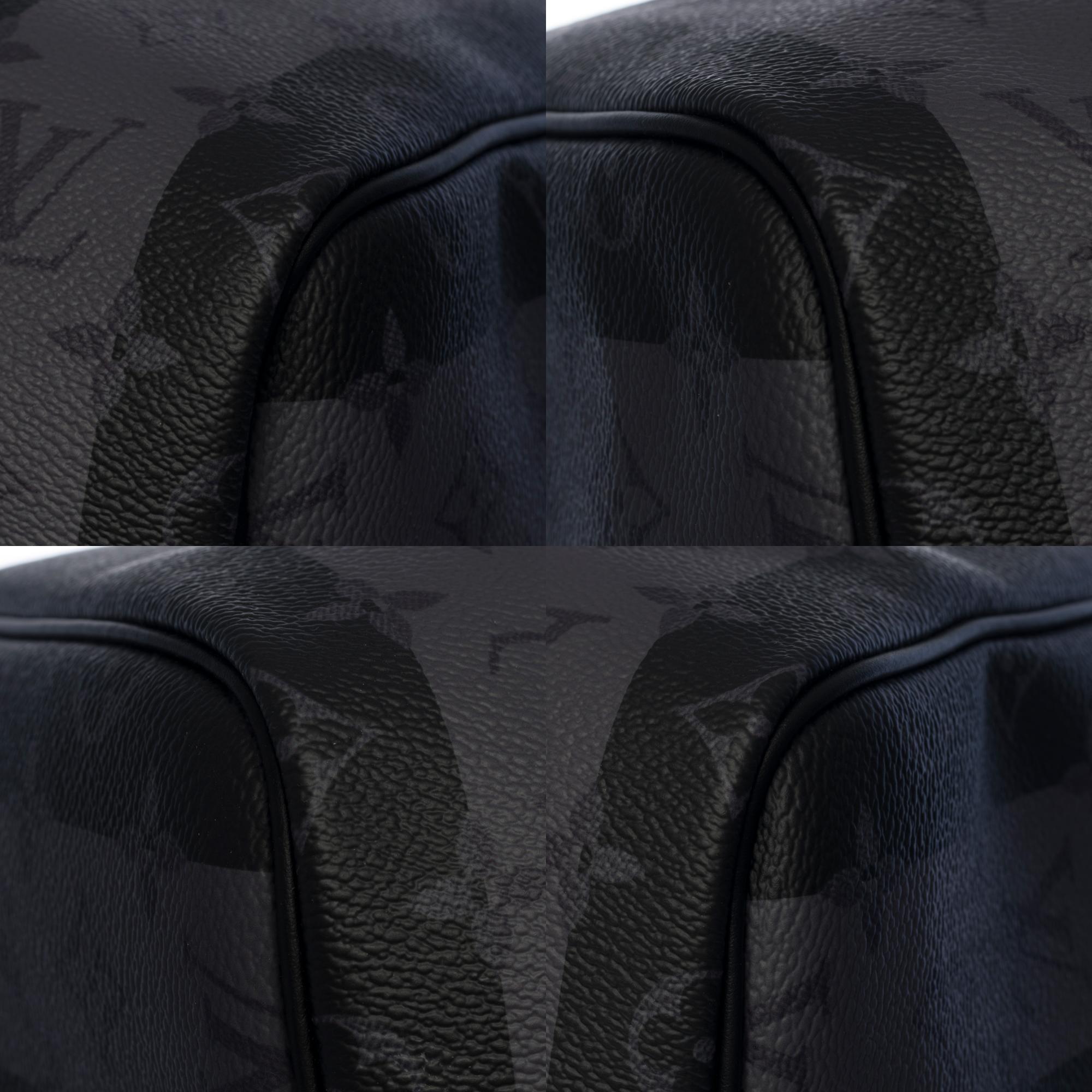 NEW-Louis Vuitton keepall 55 strap Travel bag in Stripes canvas by Abloh/Nigo 5