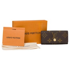 New Louis Vuitton Keychain in brown monogram canvas, GHW