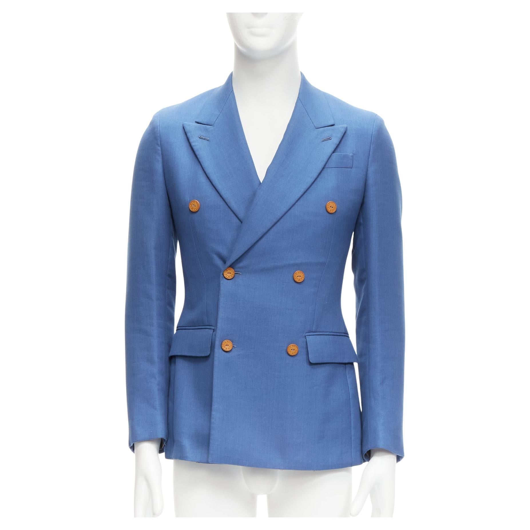 Louis Vuitton Blue Nuit Mens XL Jacquard Monogram Fleece Zip Teddy