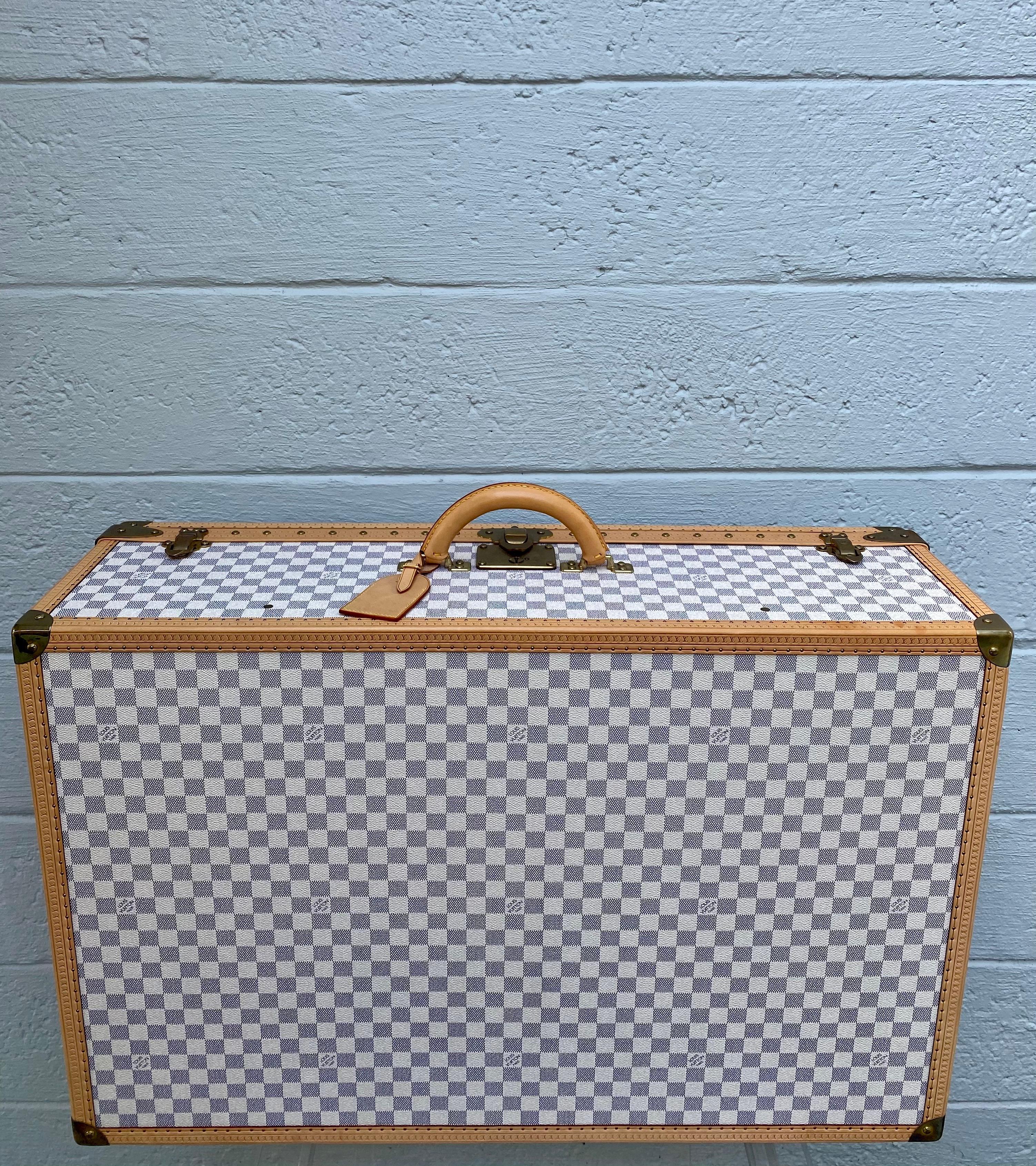 The special order trunk takes timeless creation to a new level of sophistication and charm. Made from the finest materials that you would expect from the Louis Vuitton House. When not in use for your travels, it would make a wonderful accent to any