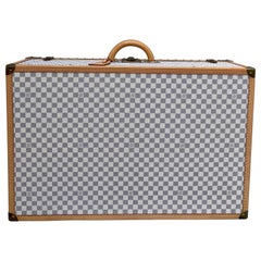 Louis Vuitton Limited Edition Alzer Damier Azur Seltene Reisekoffer 70cm