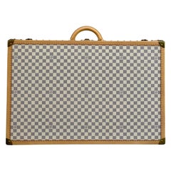 Louis Vuitton Limited Edition Alzer Damier Azur Seltene Reisekoffer 80cm