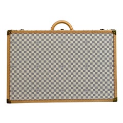 Louis Vuitton Limited Edition Alzer Damier Azur Seltener Reisekoffer 80cm