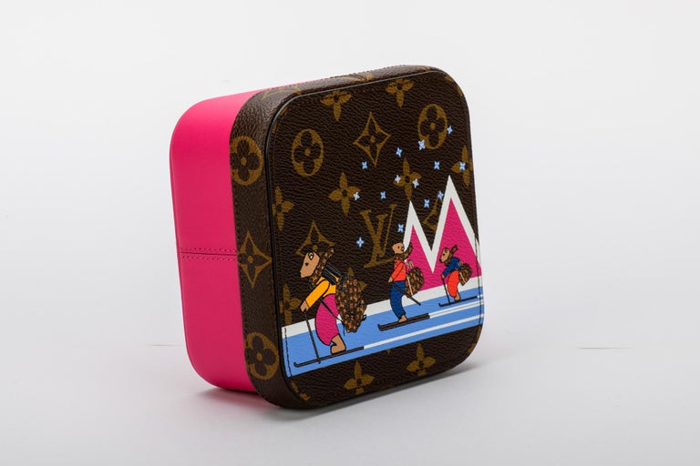 New Louis Vuitton Limited Edition Bears Monogram Logo Box For Sale at 1stdibs