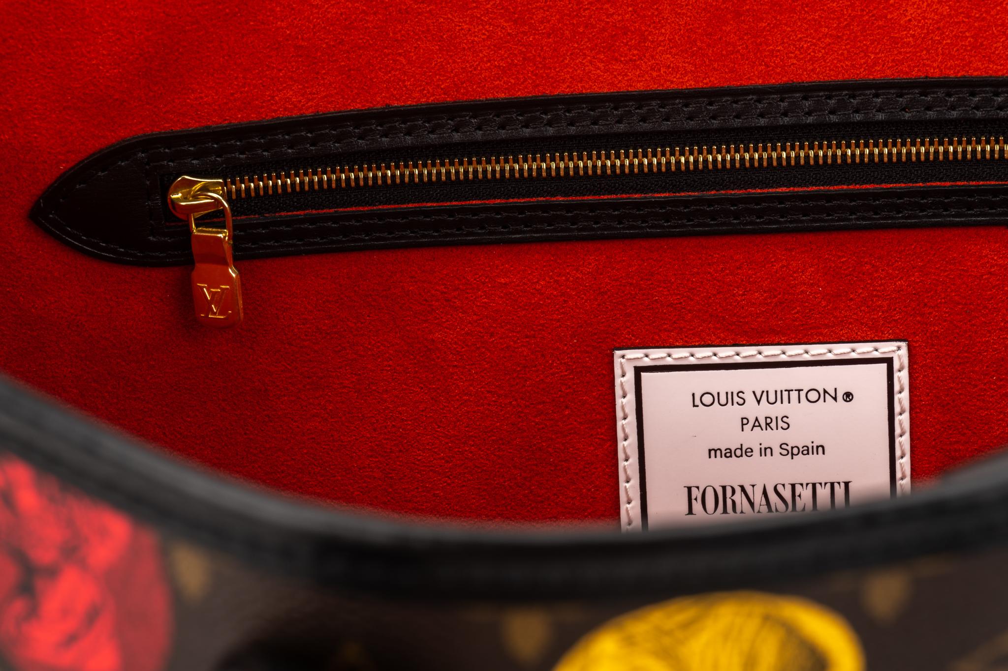 Nouvelle édition limitée de Louis Vuitton  Fornasetti Sac fourre-tout Neverfull dans sa boîte en vente 8