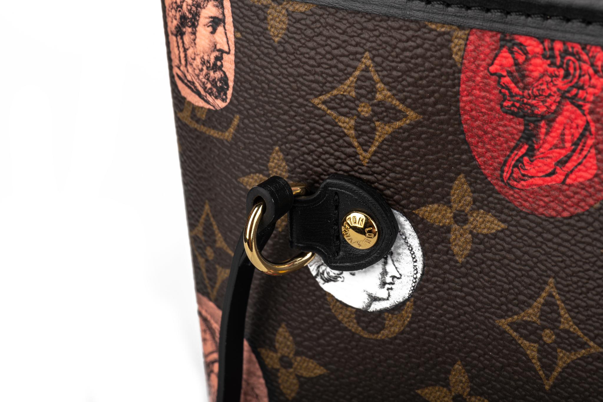 Women's New Louis Vuitton Limited Edition  Fornasetti Neverfull Tote Bag in Box For Sale